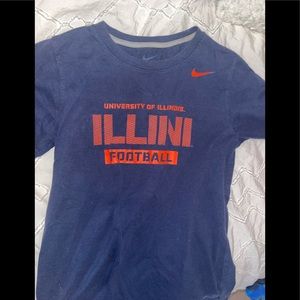 Nike University of Illinois Football Shirt Size M